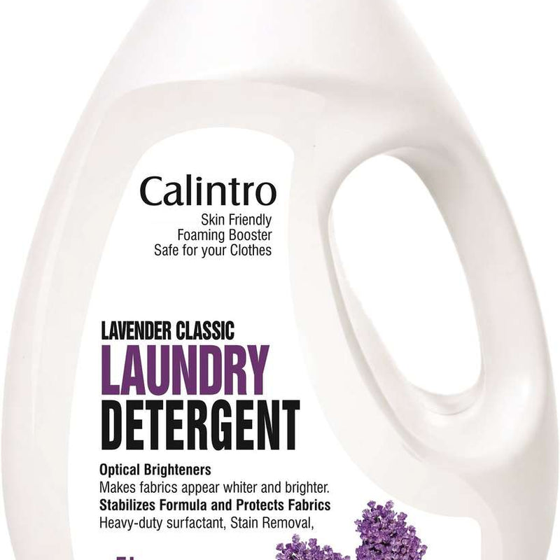 Calintro Natural Top Load | Jumbo Pack | Tough Stain Removal Formula | Lavender & Vanilla Lavender Liquid Detergent (5000 ml)